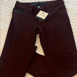 Calvin Klein Women's Dark Red Skinny Jeans NWT Sz 6